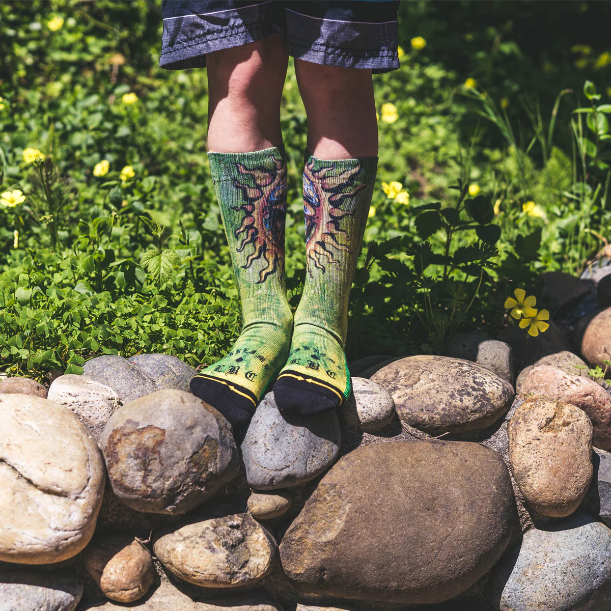 Youth Sublime Sun Socks - Green - Image 3